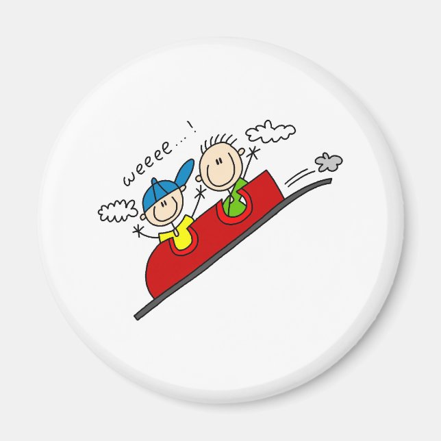 Riding The Rollercoaster Magnet (Front)