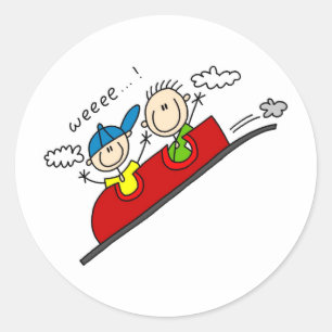 Riding The Rollercoaster Sticker