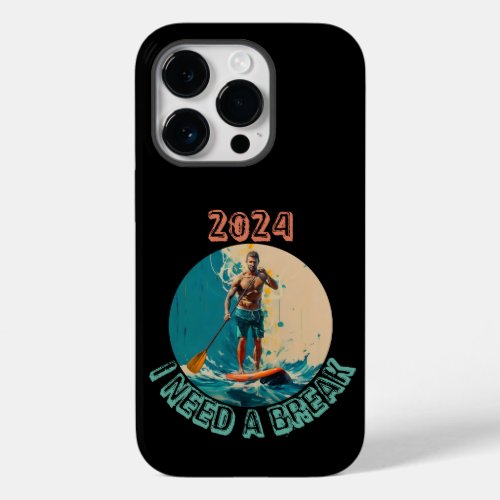 Riding the waves sup paddle board surfing edition Case_Mate iPhone 14 pro case
