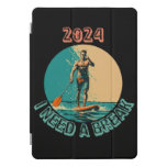 Riding the waves: sup paddle board surfing edition iPad pro cover