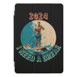 Riding the waves: sup paddle board surfing edition iPad pro cover