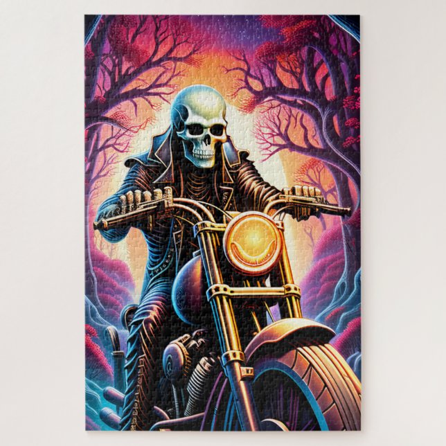 Riding through the interweaving branches jigsaw puzzle (Vertical)