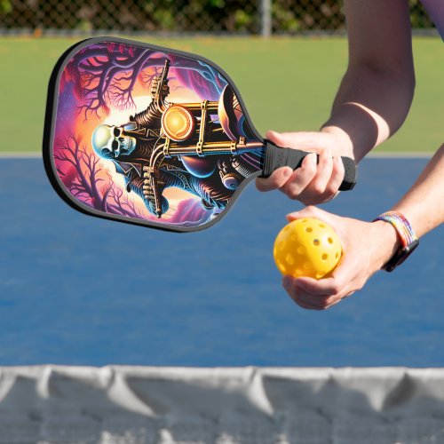 Riding through the interweaving branches pickleball paddle