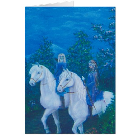 Riding throught the woods cards (Front)
