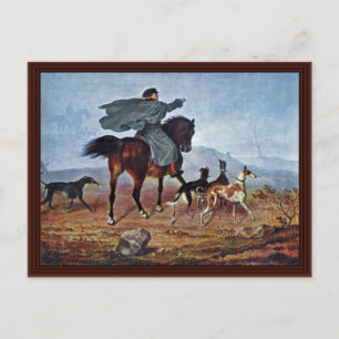 Riding To The Hunt By Franz Krüger Postcard