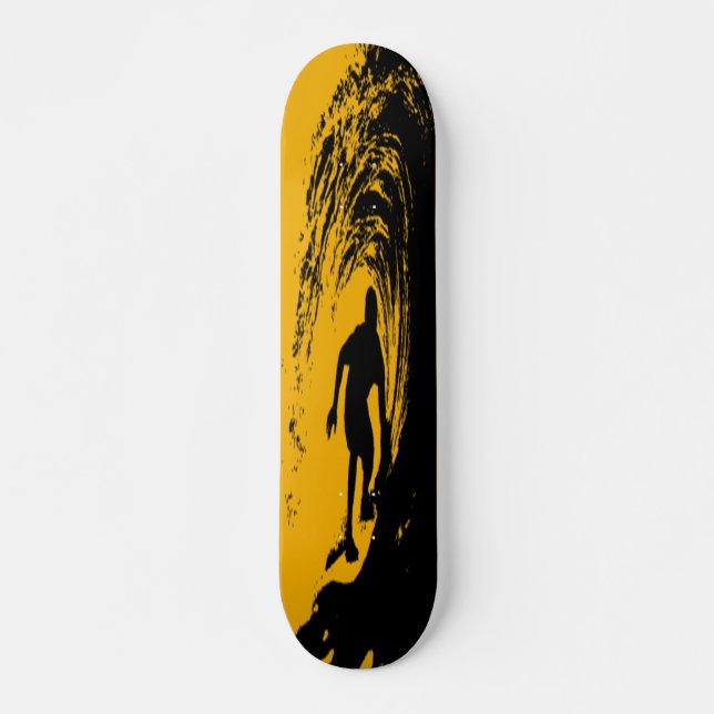 Riding Waves Skateboard Deck (Front)