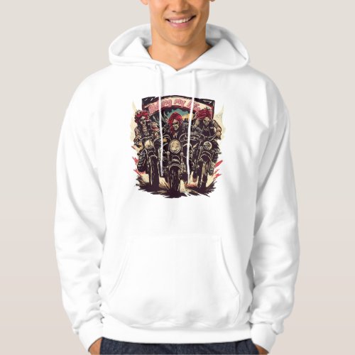 Riding with the Skull Gang Riding my life Hoodie