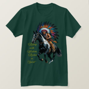 Riding with Wisdom – Native Spirit T-Shirt