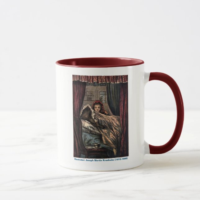 RidingHood The Wolf In Grandma's Bed Mug (Right)