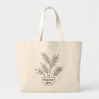 Riégate bonito I Bolso grande de tela Large Tote Bag