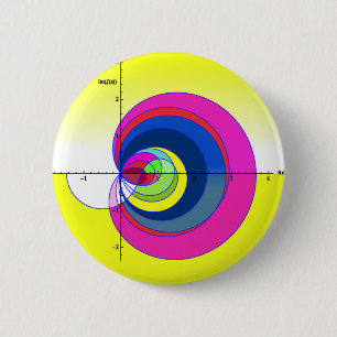 Riemann zeta function yellow.png pinback button