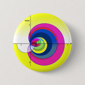 Riemann zeta function yellow.png pinback button