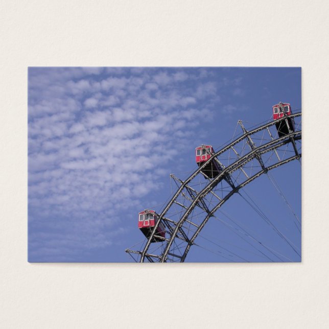 Riesenrad In Prater Vienna Austria (Front)