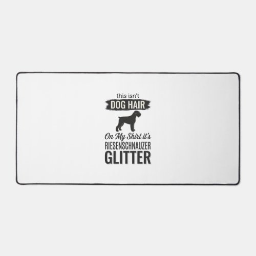 Riesenschnauzer Glitter Funny Dog Lover Design_1 Desk Mat