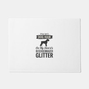 Riesenschnauzer Glitter Funny Dog Lover Design_1 Doormat