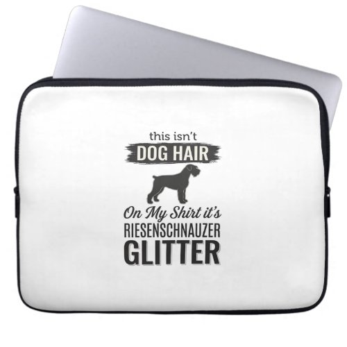 Riesenschnauzer Glitter Funny Dog Lover Design_1 Laptop Sleeve