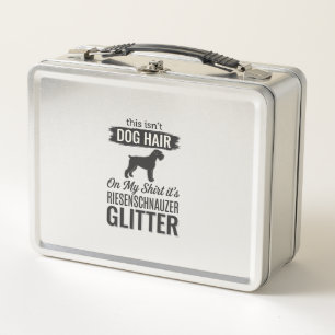 Riesenschnauzer Glitter Funny Dog Lover Design_1 Metal Lunch Box