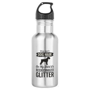 Riesenschnauzer Glitter Funny Dog Lover Design_1 Stainless Steel Water Bottle