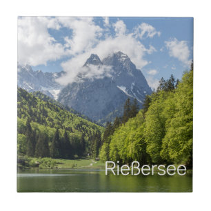 Riessersee Alps Garmisch Partenkirchen Bavaria Ceramic Tile