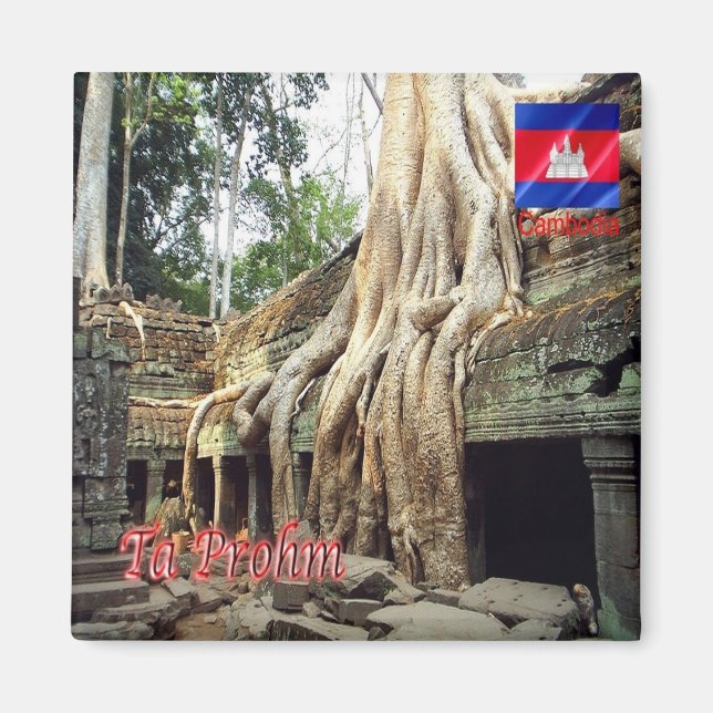 Rif. KH Cambodia, Ta Prohm, Magnet (Front)
