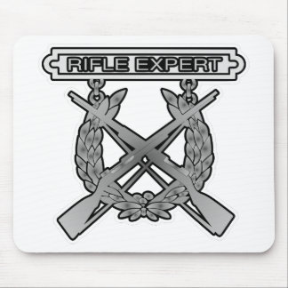 Rife Expert USMC Black Mouse Pad