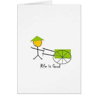 Rife is Good Rickshaw Cards