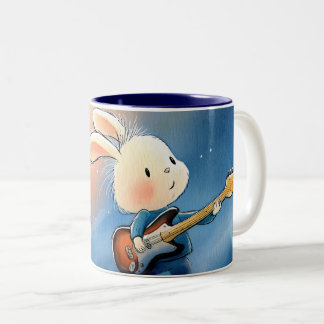 Riff Hard or Go Home Two-Tone Mug