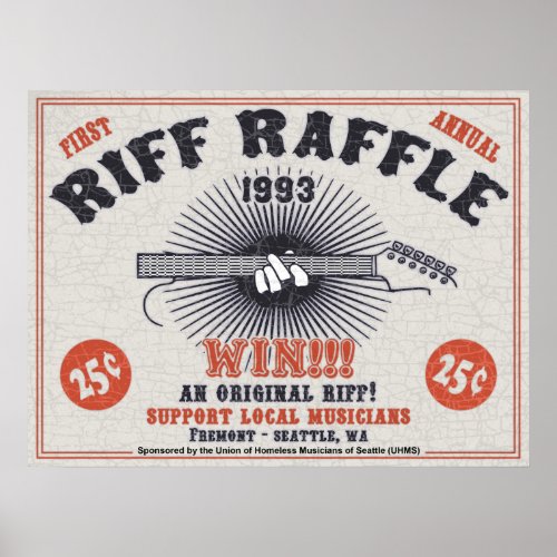 Riff Raffle Poster