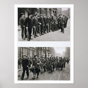 Rifle drill of the Spartacists (top) Revolutionary Poster