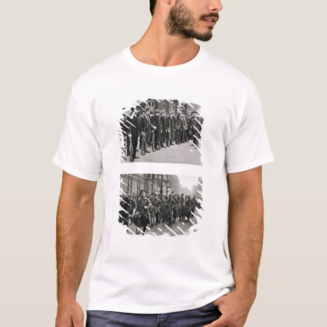 Rifle drill of the Spartacists (top) Revolutionary T-Shirt (Front)