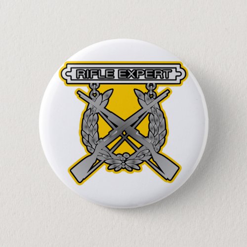Rifle Expert Badge Pinback Button