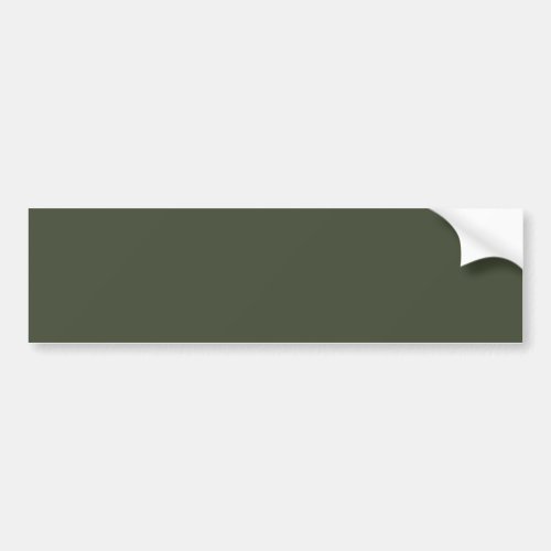 Rifle Green Solid Color Bumper Sticker