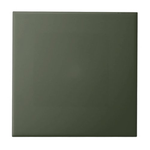 Rifle Green Solid Color Ceramic Tile