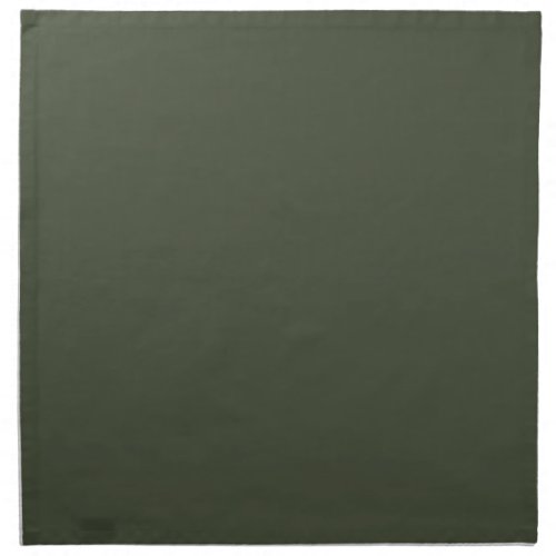 Rifle Green Solid Color Cloth Napkin