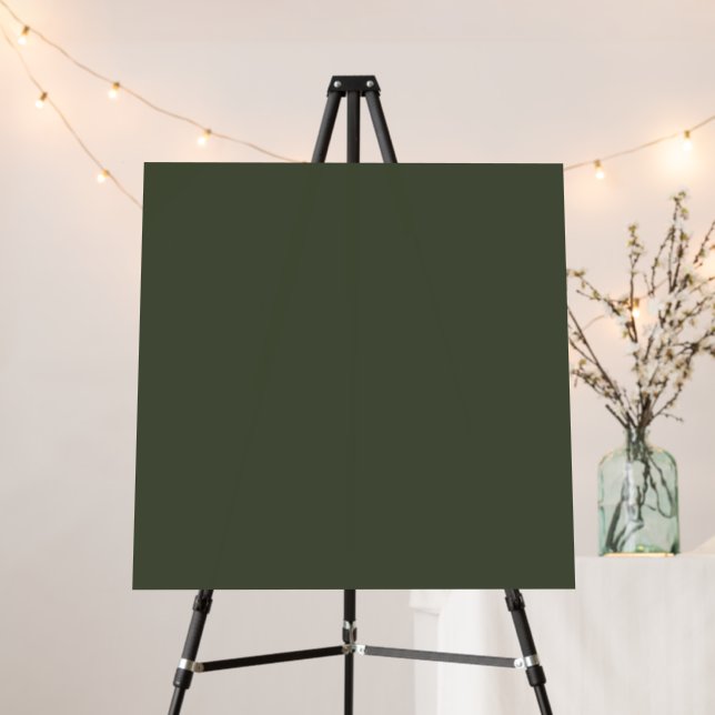 Rifle Green Solid Color Foam Board (In Situ (Stand))