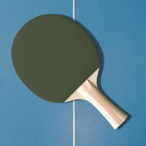 Rifle Green Solid Color Ping Pong Paddle