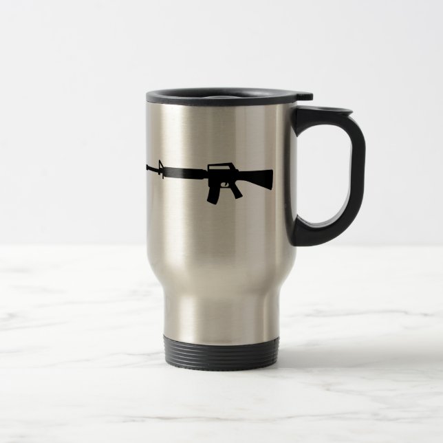 Rifle M4 Travel Mug (Right)