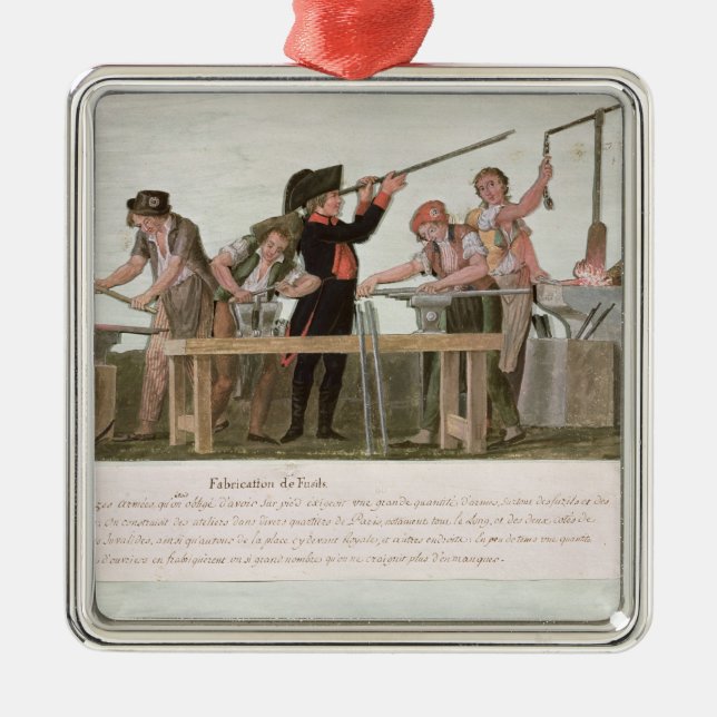 Rifle Makers' Workshop, 1793 Metal Ornament (Front)