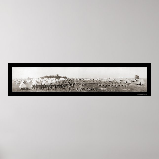 Rifle Range Army WWI Photo 1913 Poster (Front)