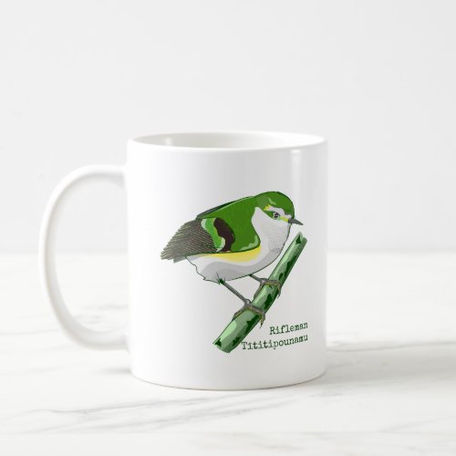 Rifleman tititiponamu NZ bird Coffee Mug