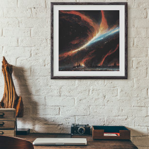 Rift in Interstellar Space Premium Wrapped Canvas Print