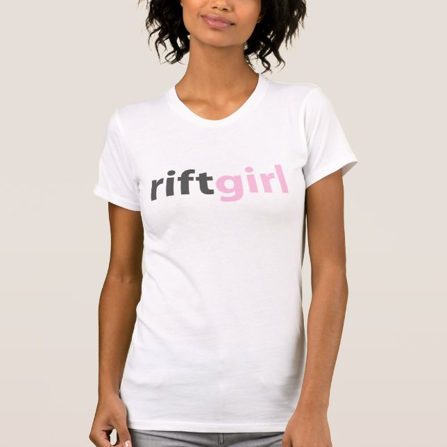 RIFTgirl  pink T-Shirt (Front)