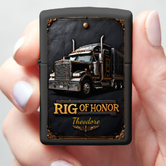 Rig of Honor Container Trucker Zippo Lighter