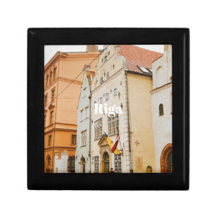 Riga Cityscape Flexible Photo Magnet Gift Box
