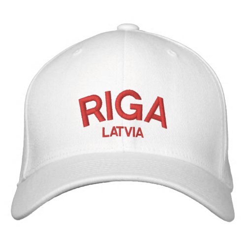 Riga Latvia _ Custom Baseball Cap