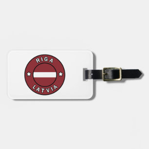 Riga Latvia Luggage Tag