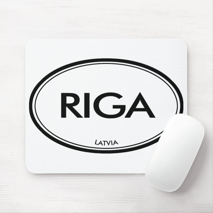 Riga, Latvia Mousepad