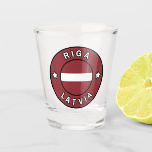 Riga Latvia Shot Glass