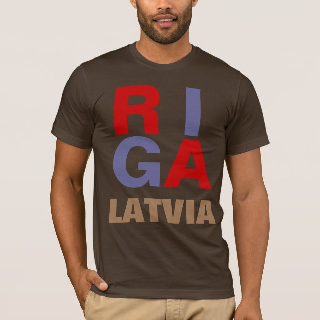 RIGA LATVIA T-Shirt (Front)