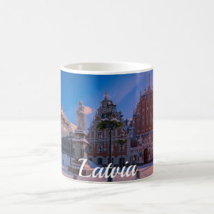 Riga Town Hall Square in winter Coffee Mug